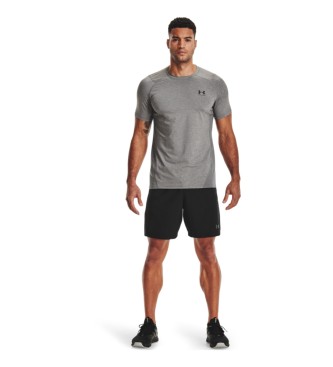 Under Armour HeatGear Armour Fitted Short Sleeve T-Shirt Grey