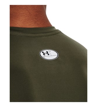 Under Armour T-Shirt de manga curta HeatGear Fitted verde