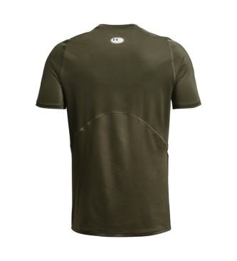 Under Armour T-Shirt de manga curta HeatGear Fitted verde