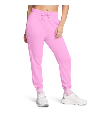 Under Armour Pantaloni da jogging in pile rosa Rival