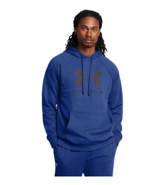 Under Armour Mikina UA Rival Fleece z logotipom modra