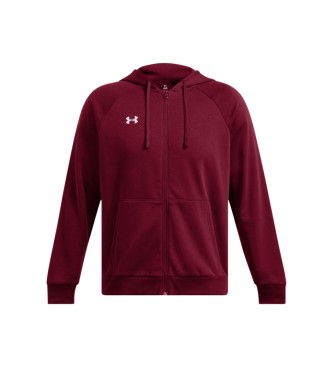 Under Armour Bluza polarowa Rival bordowa