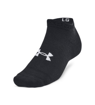 Under Armour Lot de 6 chaussettes basses noires, grises, blanches