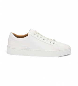 BOSS Gary Lder Sneakers hvid