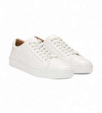 BOSS Zapatillas de Piel Gary blanco