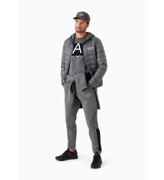 EA7 Veste pliable Core Identity gris