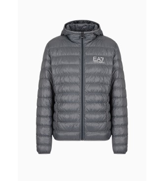 EA7 Chaqueta plegable Core Identity gris