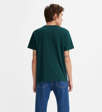 Levi's T-shirt verde classica Housemark