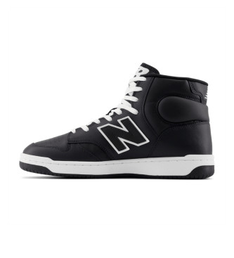 New Balance Skórzane trampki 480 High Tops czarne