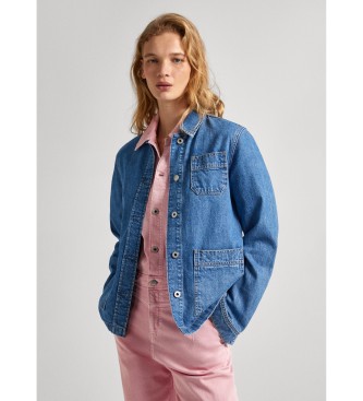 Pepe Jeans Sovracamicia Shelby blu