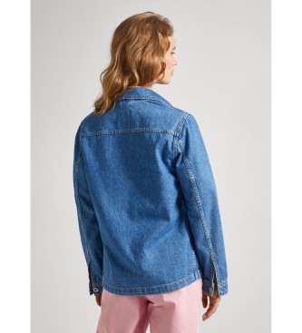 Pepe Jeans Sovracamicia Shelby blu