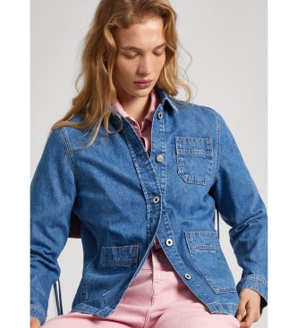 Pepe Jeans Sovracamicia Shelby blu