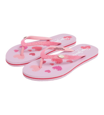 Pepe Jeans Pantoffeln Dorset Life rosa