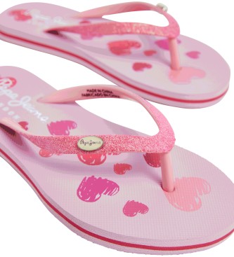 Pepe Jeans Chanclas Dorset Life rosa