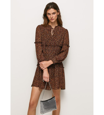 Pepe Jeans Brown Lalita dress