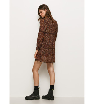 Pepe Jeans Robe Lalita marron