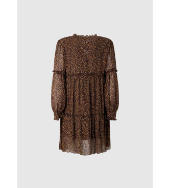 Pepe Jeans Brown Lalita dress