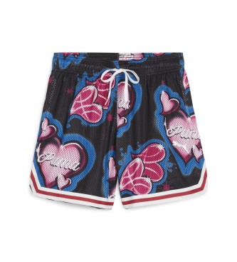 Puma Short de basket Game Love noir