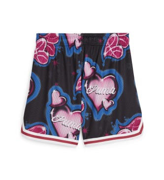 Puma Short de basket Game Love noir