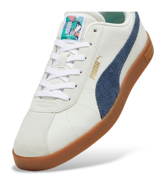 Puma Usnjene športne copate Club II white