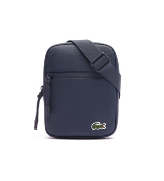 Lacoste LCST petit sac messager plat marine LCST