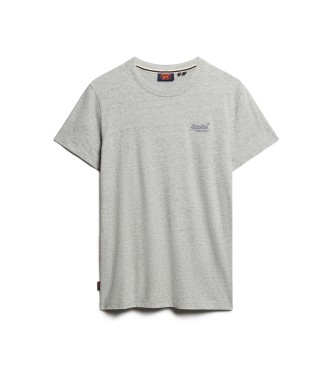 Superdry T-shirt z logo Essential szary