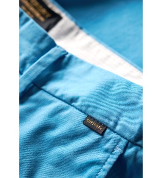 Superdry Light blue elasticated chino shorts