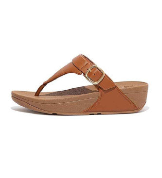 Fitflop Sandali Lulu in pelle marrone