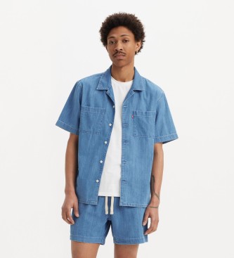 Levi's Camisa Camp clsica  azul