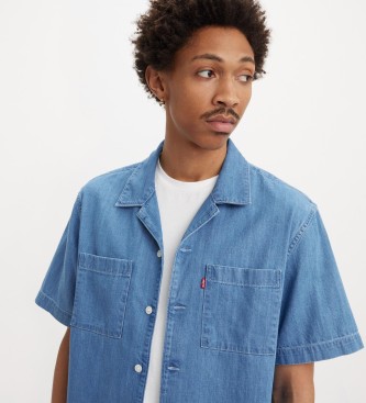 Levi's Camp classic blue shirt