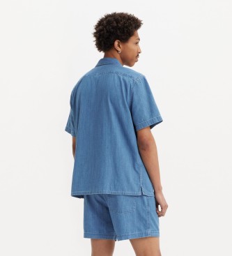 Levi's Camisa Camp clsica  azul