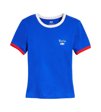 Levi's T-shirt azul com estampado Rickie