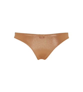 EA7 Bikini a triangolo metallizzato sportivo marrone