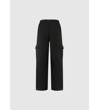 Pepe Jeans Pantaloni cargo Eva neri