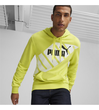 Puma Sudadera Power Graphic amarillo