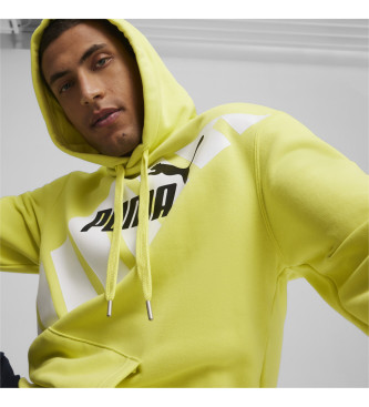 Puma Sweatshirt Power Graphic jaune