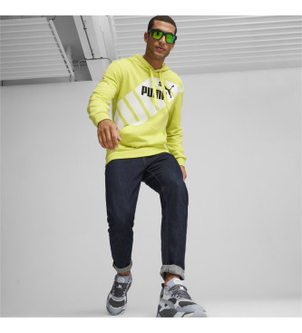 Puma Mikina Power Graphic yellow