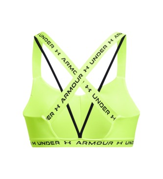 Under Armour Soutien-gorge de sport UA Crossback Low jaune