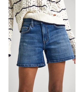 Pepe Jeans Shorts Straight Hw blue