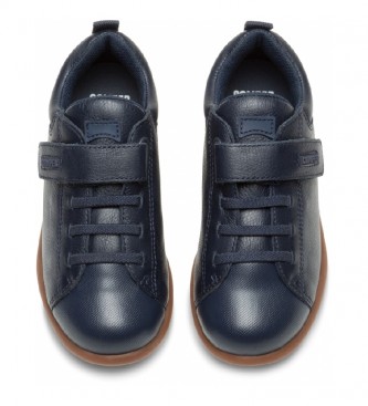 Camper Chaussures en cuir Pelotas Ariel navy