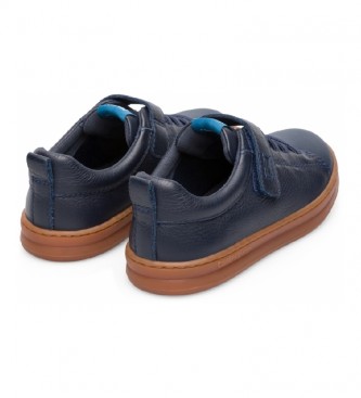 Camper Baskets en cuir Runner Four navy