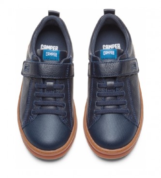 Camper Leder Turnschuhe Runner Four navy