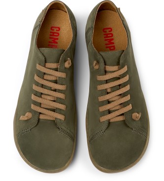 Camper Zapatillas de piel Peu Cami verde