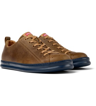 Camper Runner brown leather trainers