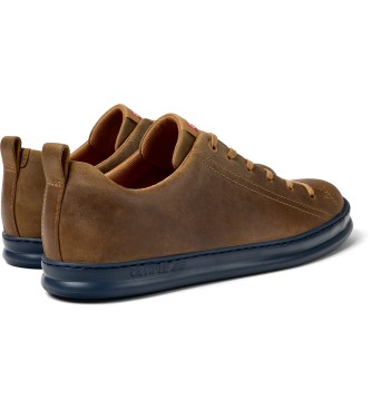 Camper Runner brown leather trainers