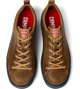 Camper Runner brown leather trainers