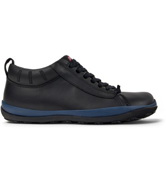 Camper Sapatos de couro Gore Tex preto