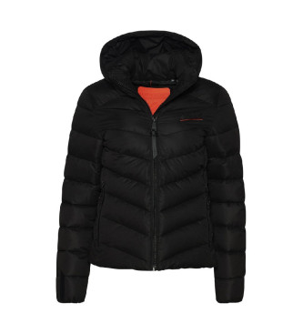 Superdry Chaqueta acolchada de microfibra con capucha