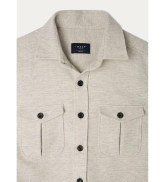 Hackett London Camisola de malha Mel bege