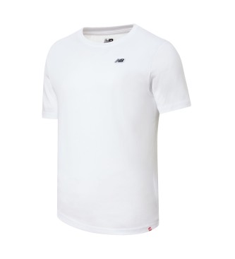 New Balance T-shirt con piccolo logo bianco